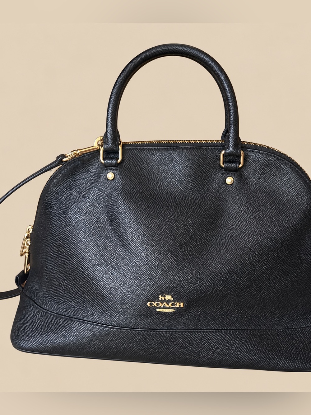 Coach Sierra Satchel in Crossgrain Leather